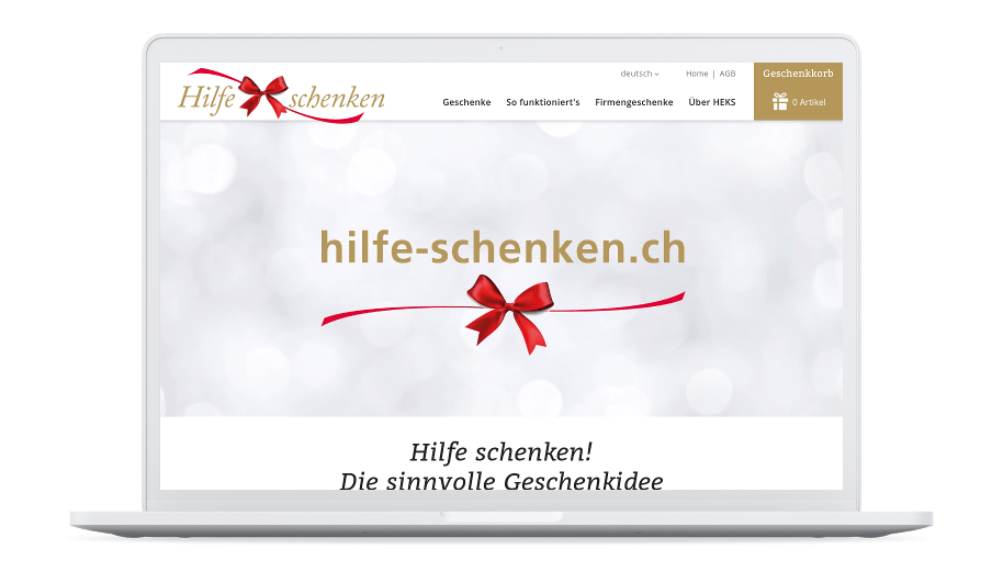 Aimeos Hilfe Schenken showcase