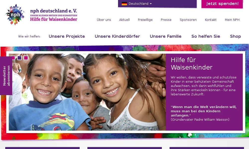 Hilfe für Waisenkinder
