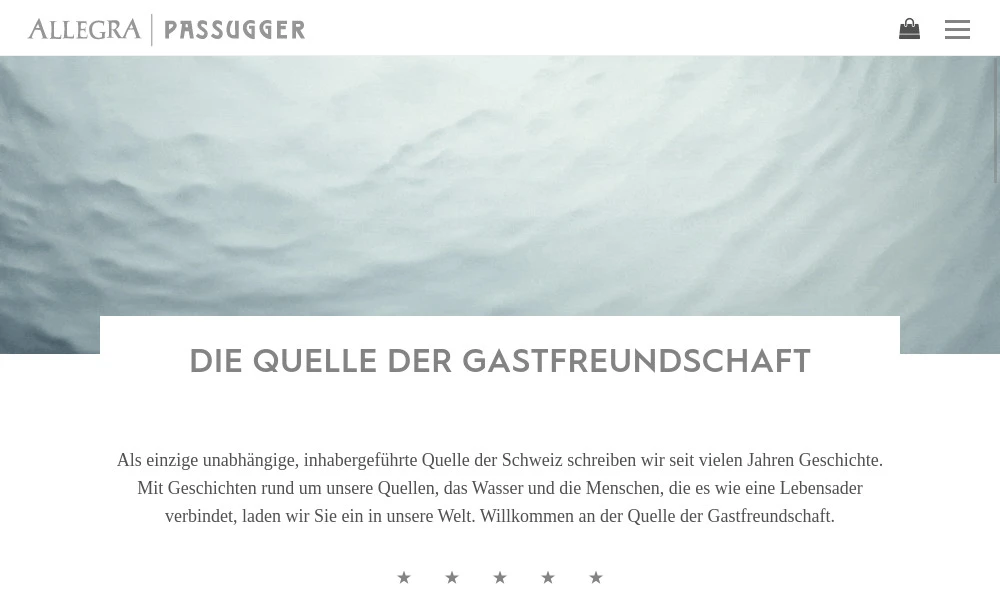 ALLEGRA | PASSUGGER