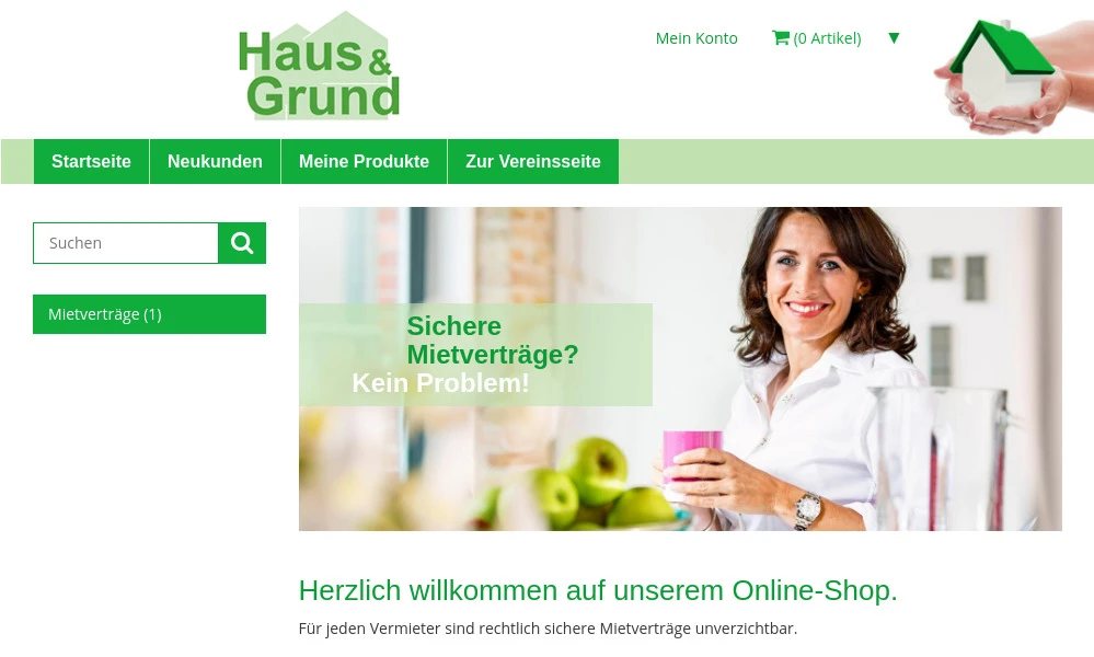 Haus & Grund Onlineshop