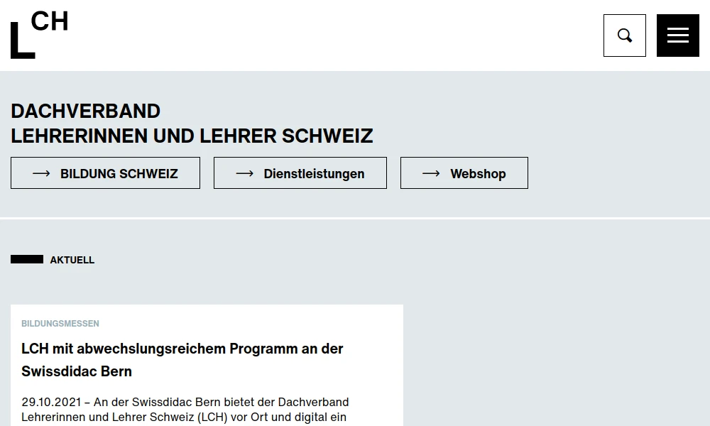 Dachverband Lehrer und Lehrerinnen Schweiz
