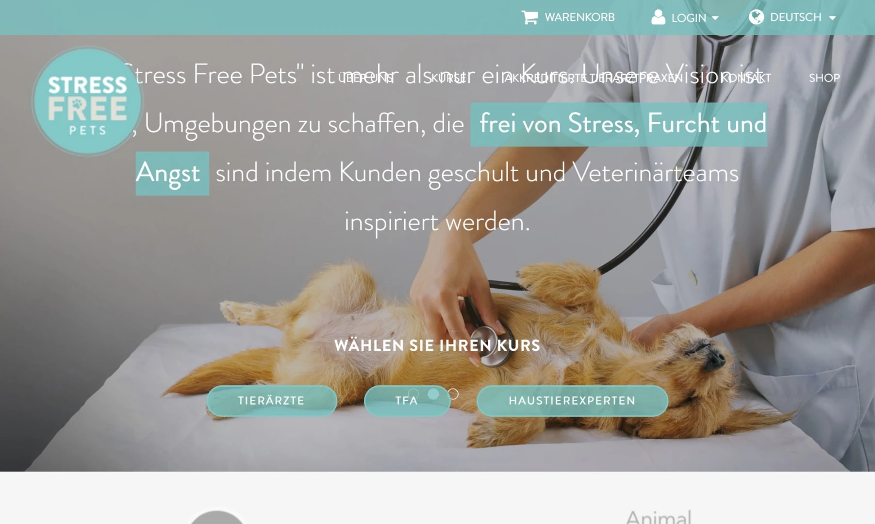 Stress free pets