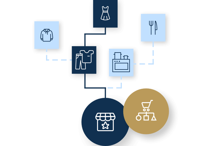 shopping tree icon