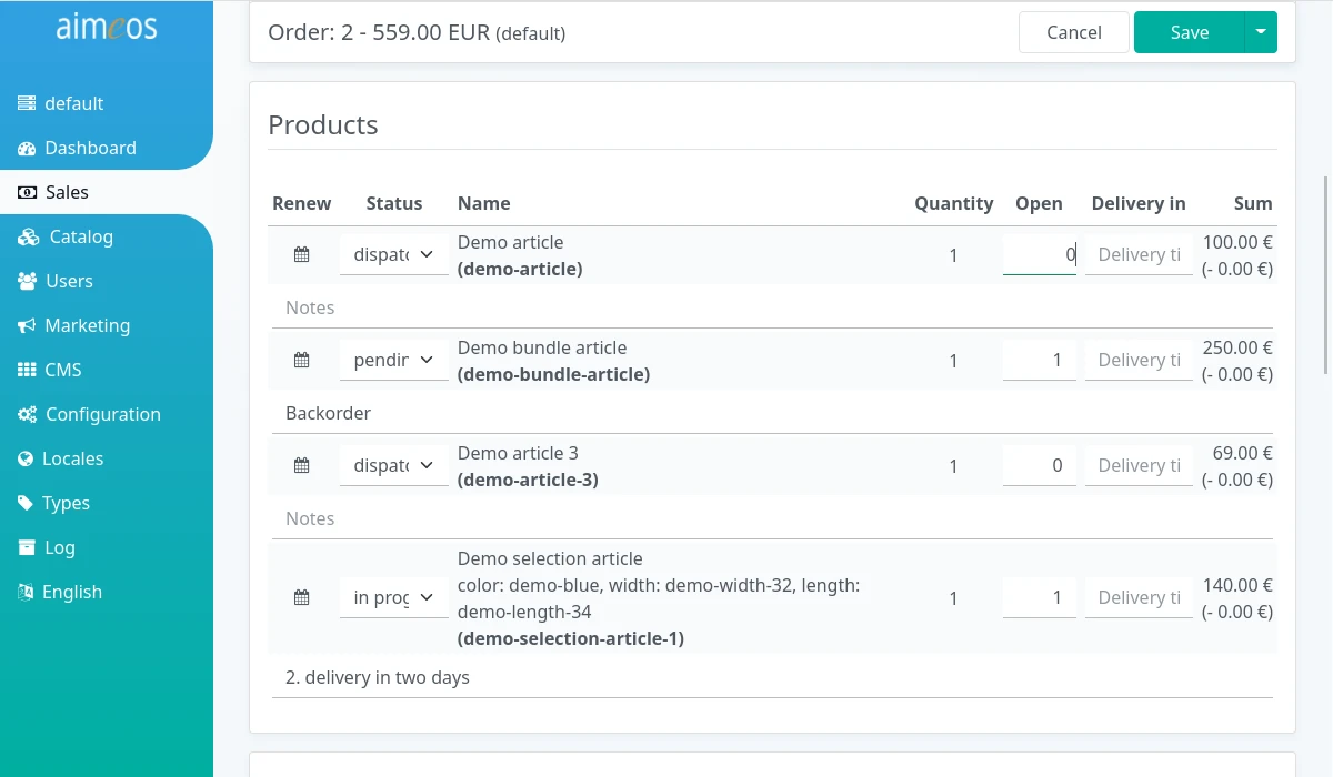 aimeos-backend-order-products
