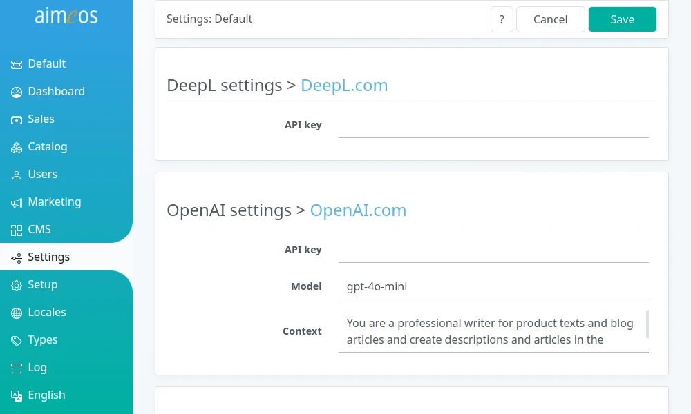 admin-settings-api
